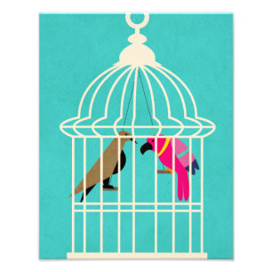 Enemies in the same house photo print