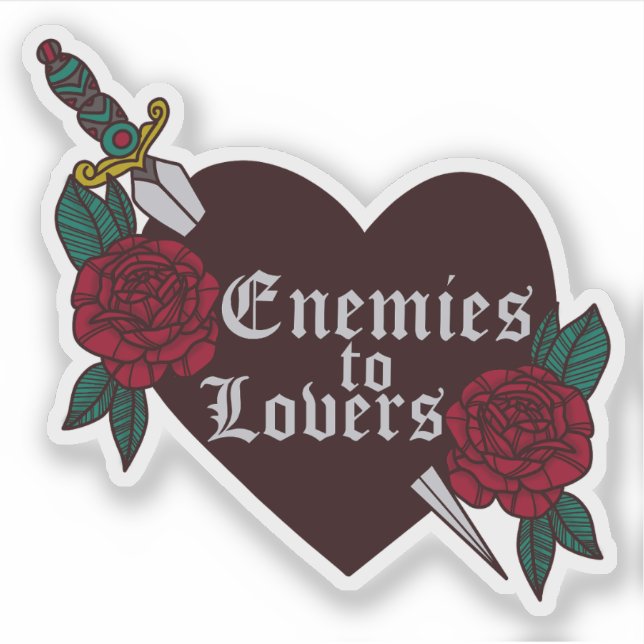 Enemies to Lovers heart and dagger (Front)