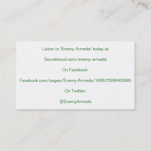 Enemy Armada Promotion Card