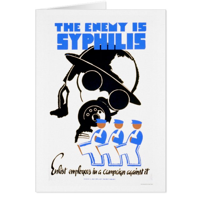 Enemy Is Syphilis 1938 WPA (Front)