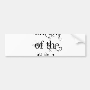 Enemy of the Bride Bumper Sticker