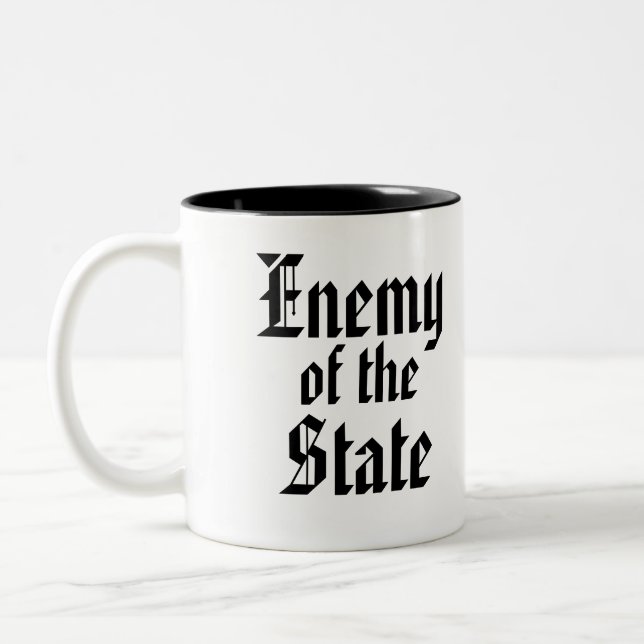 Enemy of the State Mug (Left)