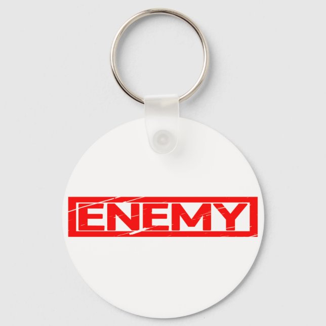 Enemy Stamp Key Ring (Front)