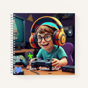 "Energetic 3D Gamer" Notebook