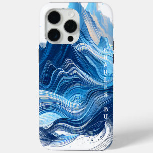 Energetic Blue for Sports Enthusiasts iPhone 15 Pro Max Case