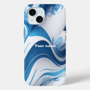 Energetic Blue for Sports Enthusiasts iPhone 15 Case