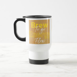 Energetic Brew To Go Energy Flow style  Travel Mug