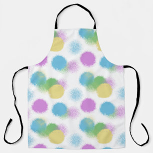 Energetic Candy Colour Abstract Apron