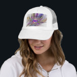 Energetic, Colorful Abstract Fractal Art Flower Trucker Hat<br><div class="desc">A multicolored powerful fantasy flower, 
unique floral fractal art.
Design for your trucker hat and more.</div>