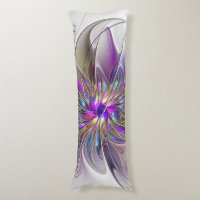 Energetic, Colourful Abstract Fractal Art Flower