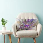Energetic, Colourful Abstract Fractal Art Flower Lumbar Cushion<br><div class="desc">A multicolored powerful fantasy flower, 
unique floral Fractal Art.
Design for your lumbar pillow and more.</div>