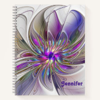 Energetic, Colourful Abstract Fractal Flower Name