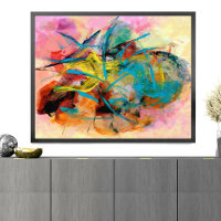 Energetic Colourful Abstract Painting