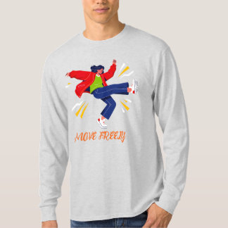 Energetic Dance Move Youth Graphic T-Shirt