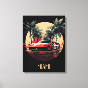 Energetic Flow . Vibrant Creative Art Canvas Print