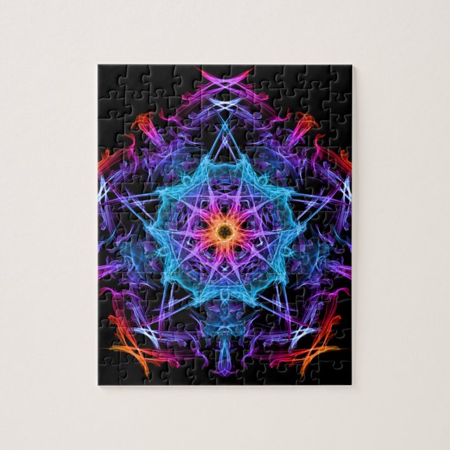 Energetic Geometry - The Magi's Wish Jigsaw Puzzle (Vertical)