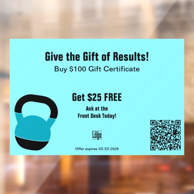Energetic Gym All Year Gift Certificate Promotion (Sheet 2)