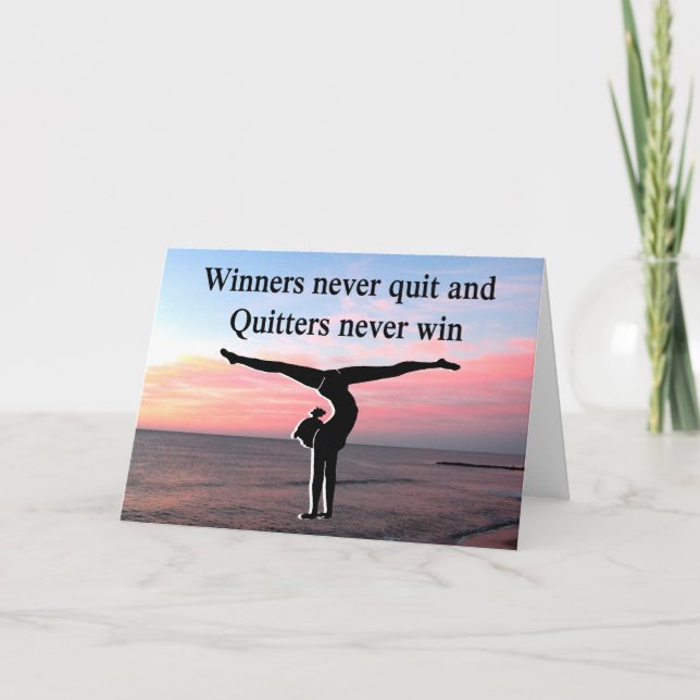 ENERGETIC GYMNAST CARD (Front)