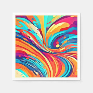 Energetic Harmony in Form Napkin