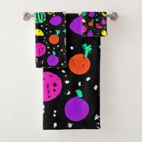 Energetic Neon Fruit Dance