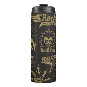 Energetic rock music essence thermal tumbler