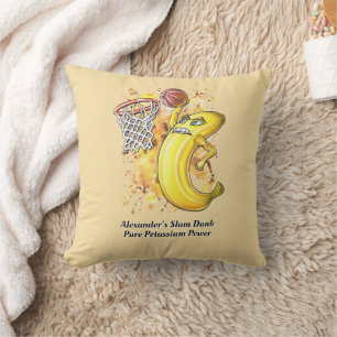 Energetic Slam Dunk Banana – Fruitarian Power🍌 Cushion