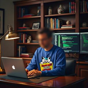 Energetic Soccer Cat - Funny Sports Fan Apparel Sweatshirt