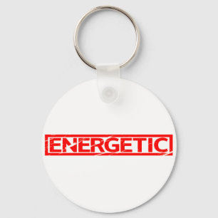 Energetic Stamp Key Ring