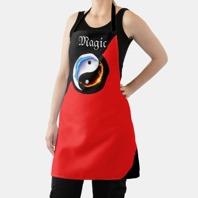 Energetic Yin Yang Symbol Apron (Insitu)