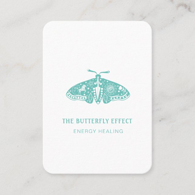 Energie Heiler Reiki Spiritual      Business Card (Front)