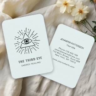 Energie Heiler Reiki Spirituell Visitenkarte Business Card