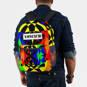 Energise by Kenneth Yoncich Printed Backpack