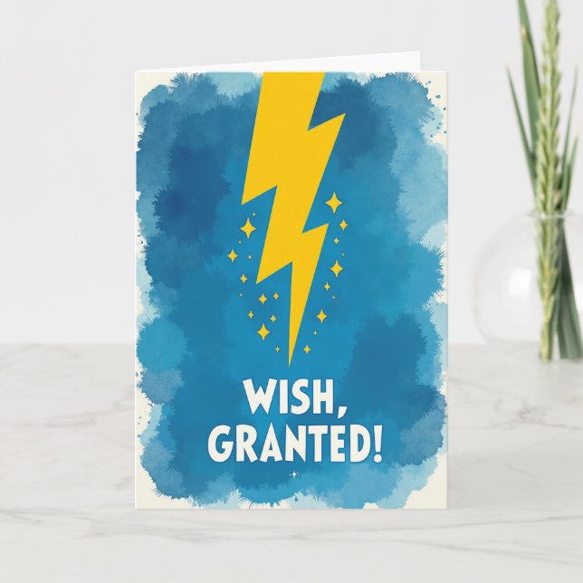 Energy Blast Birthday Card (Front)