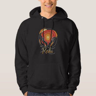 Energy Chakra Holistic Healing Hands Reiki Hoodie