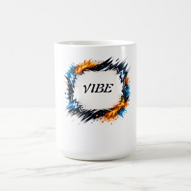 Energy Circle – Customisable Text Design Coffee Mug (Center)