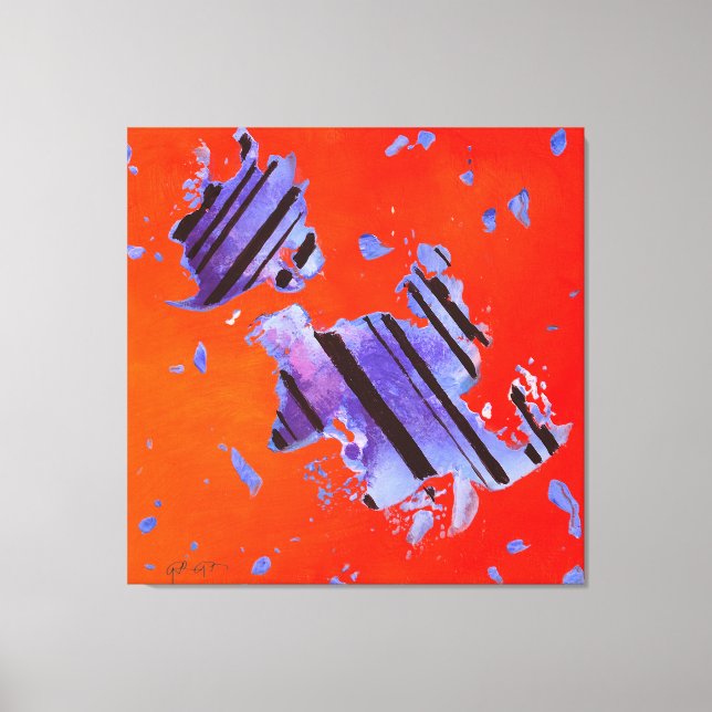Energy Code 1CO24 canvas print (Front)