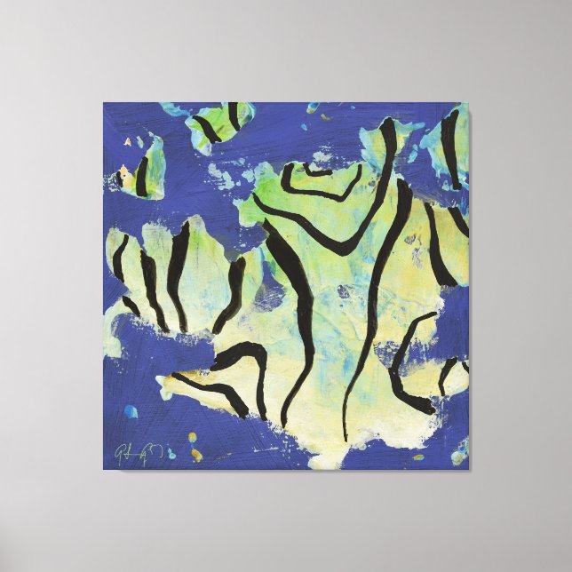 Energy Code 26E23 - Stretched Canvas Print (Front)