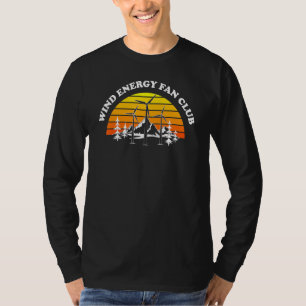 Energy Fan Wind Turbine Technician T-Shirt