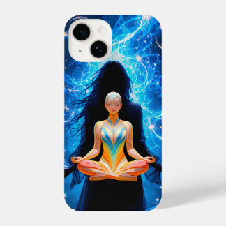 Energy - Focused Meditative Woman design iPhone 14 Case