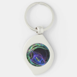 Energy Fractal Key Ring