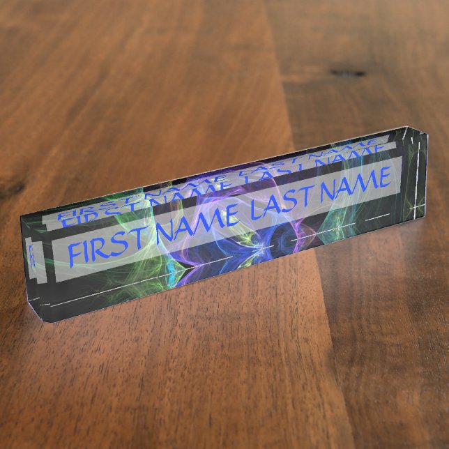 Energy Fractal Nameplate (Side)
