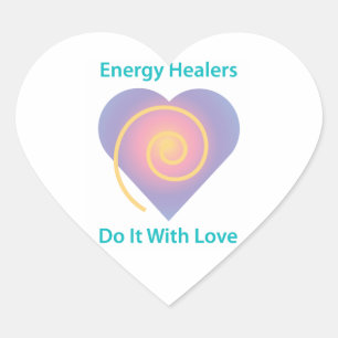 Energy Healers Do It With Love Sticker