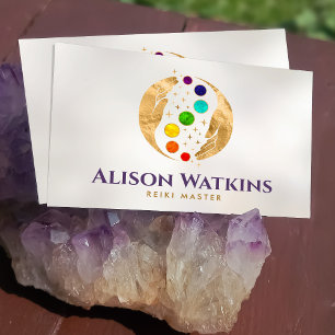 Energy Healing Hands - Chakras  Business Card