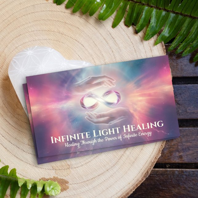 Energy Healing - Reiki -Infinity Business Card (Creator Uploaded)