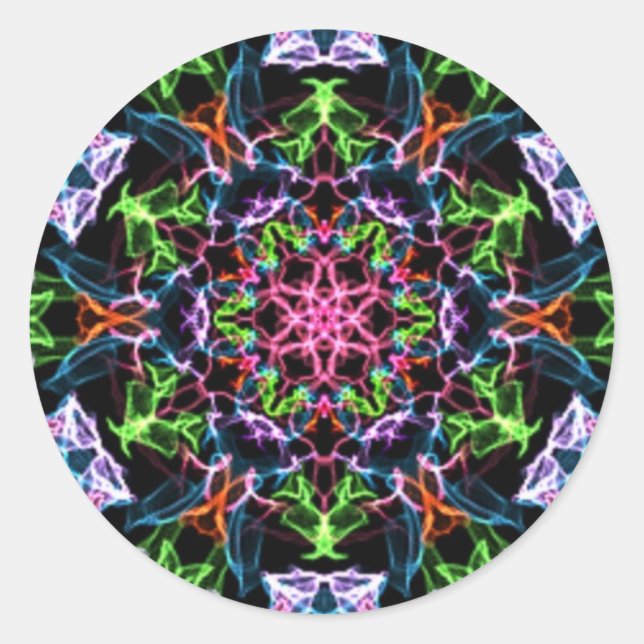 Energy Healing Stickers, Multi Use Tool Classic Round Sticker (Front)