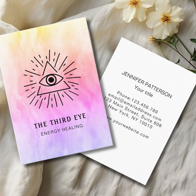 Energy Heiler Reiki Spirituell Business Card (Energy Heiler Reiki Spirituell Business Card)