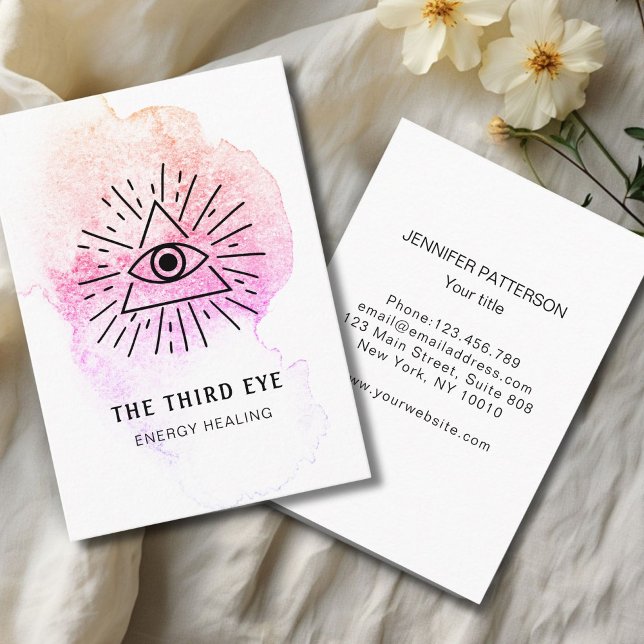 Energy Heiler Reiki Spirituell Business Card (Energy Heiler Reiki Spirituell Business Card)