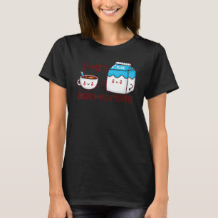 Energy milk coffee cute muzzles autumn drink T-Shirt