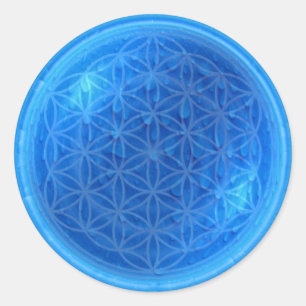 Energy Of Water with flower of life Classic Round Sticker