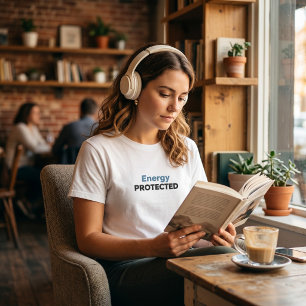 Energy Protected Minimalist Modern Quote T-Shirt